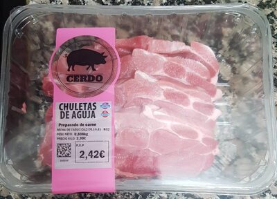 Foto de Chuletas de aguja. Cerdo