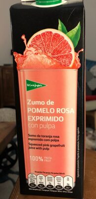 Foto de Zumo de pomelo rosa exprimido