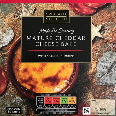 Foto de Mature Cheddar Cheese Bake with Spanish Chorizo