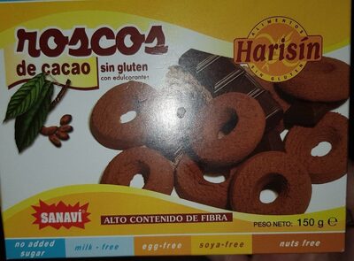 Foto de Roscos de cacao sin gluten