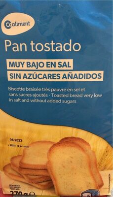 Foto de Pan tostado bajo en sal