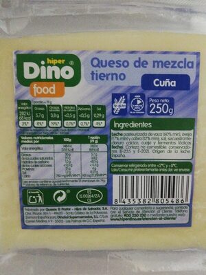 Foto de Queso mezcla tierno cuña