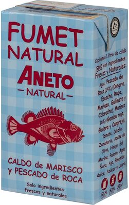 Foto de Fumet caldo de marisco y pescado de roca 100% natural envase 1 l
