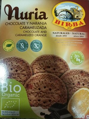 Foto de Nuria chocolate y naranja caramelizada bio