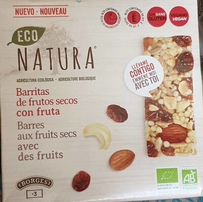 Foto de Eco Natura barritas de frutos secos con fruta