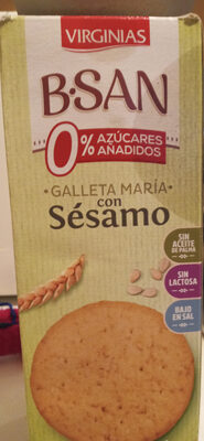Foto de B-San Galleta Maria con Sésamo 0%