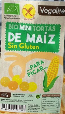 Foto de Bio Mini Tortas de Maiz