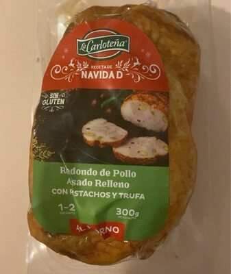 Foto de Redondo de pollo asado rellano de pistachos y trufa