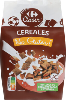 Foto de Cereales rellenos cacao avellana sin gluten
