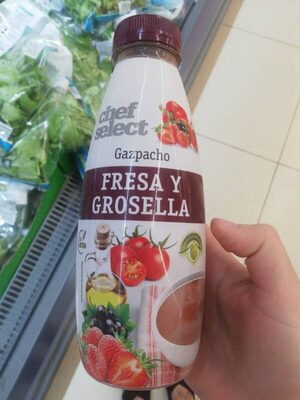 Foto de Gazpacho fresa y grosella