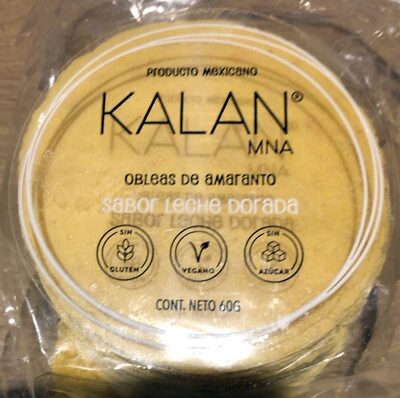 Foto de Obleas de amaranto sabor Leche Dorada