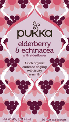 Foto de Pukka Elderberry & Echinacea 20 poser
