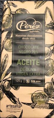Foto de Chocolate negro 70% con aceite de oliva virgen extra