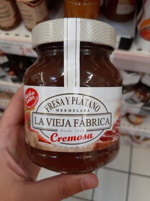 Foto de Cremosa mermelada de fresa y plátano