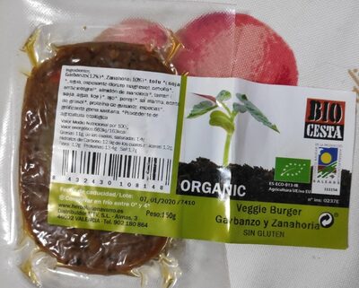 Foto de Veggie Burguer Garbanzo y Zanahoria