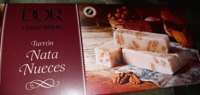 Foto de Turrón nata nueces