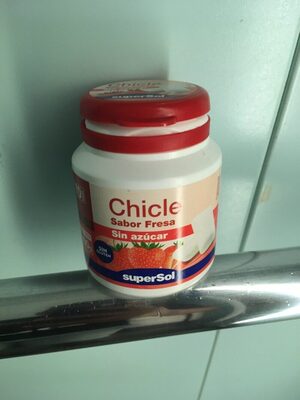 Foto de Chicles sabor fresa sin azúcar