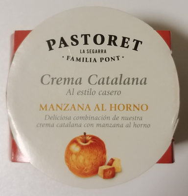 Foto de Crema catalana al estilo casero con manzana al horno