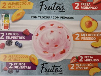Foto de Yogures con trozos de frutas