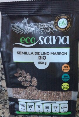 Foto de Semilla de lino marrón