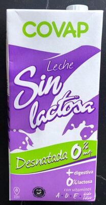 Foto de Leche desnatada sin lactosa