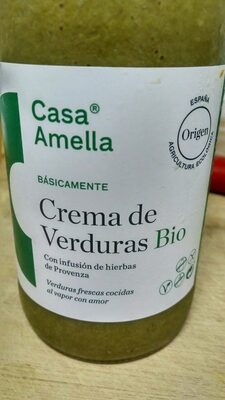 Foto de Crema de verduras ecológicas cocidas al vapor