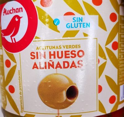 Foto de Aceitunas verdes sin hueso aliñadas