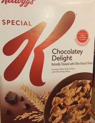Foto de Chocolatey delight crunchy wheat & rice flakes with chocolatey pieces cereal