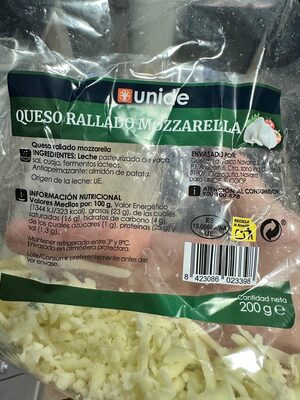 Foto de Queso rallado mozzarella