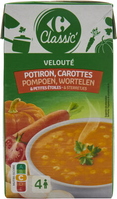 Foto de Velouté potiron, carottes & petites étoiles