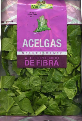 Foto de Acelgas lavadas