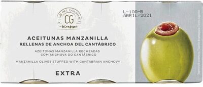 Foto de Aceitunas Manzanilla rellenas de anchoa del Cantábrico