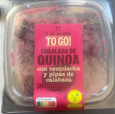 Foto de Ensalada de quinoa con remolacha y pipas de calabaza