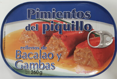 Foto de Pimientos del piquillo rellenos de bacalao y gambas