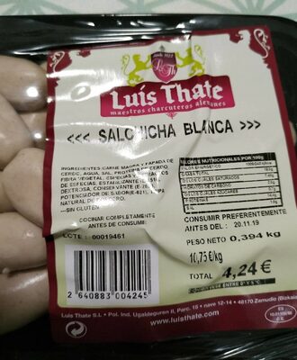 Foto de Salchicha Blanca
