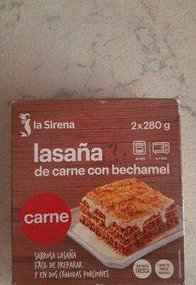 Foto de Lasaña de carne con bechamel