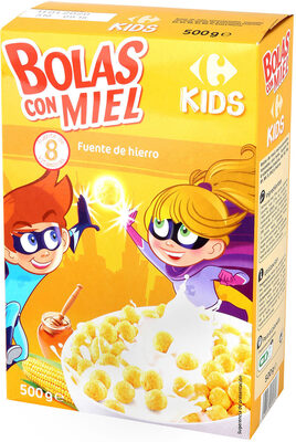 Foto de Cereales bolas de maiz miel