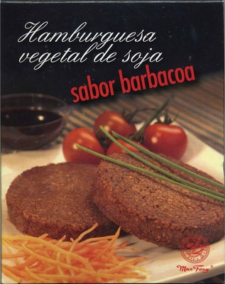 Foto de Hamburguesa vegetal de soja sabor barbacoa