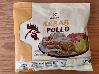 Foto de Kebab de pollo precocinado y cortado