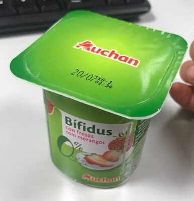 Foto de Bífidus con fresas