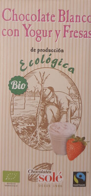 Foto de Chocolate Blanco con Yogur y Fresas