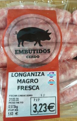 Foto de Longaniza magro fresca