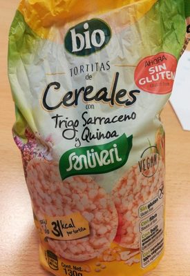 Foto de Bio tortitas de cereales con trigo sarraceno y quinoa