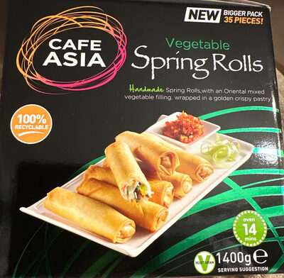 Foto de vegetable spring rolls