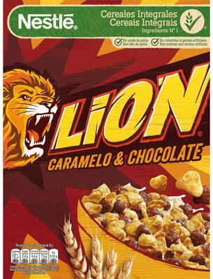 Foto de Nestle lion caramelo and chocolate