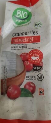 Foto de Cranberries getrocknet gesübt & geölt