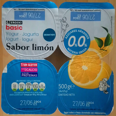 Foto de Yogur sabor limón