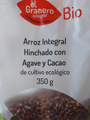 Foto de Bio arroz integral hinchado con ágave y cacao ecológico
