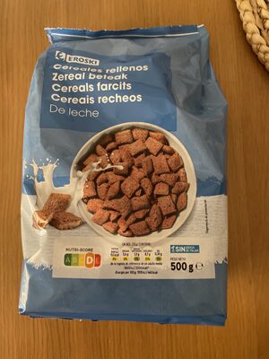 Foto de cereales rellenos de leche
