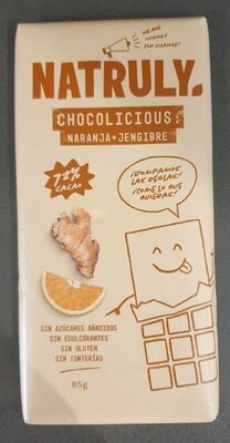 Foto de Chocolate naranja+jengibre